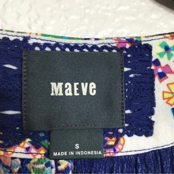 Anthropologie Maeve long sleeve colorful midi dress small - Picture 10 of 12